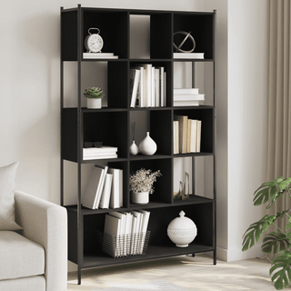 Bookcase Black - Stylish Organization and Display for Your Living Space - Giant Lobelia