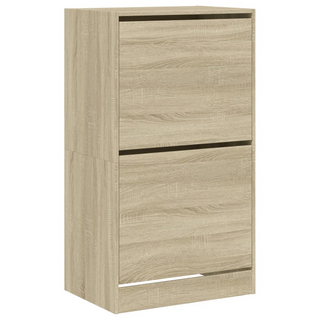 vidaXL Shoe Cabinet with 2 Flip-Drawers Sonoma Oak 60x42x108 cm - Giant Lobelia