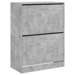 vidaXL Shoe Cabinet with 2 Flip-Drawers Concrete Grey 80x42x108 cm - Giant Lobelia