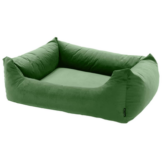 Madison Dog Bed Velvet 100x80x25 cm Green - Giant Lobelia