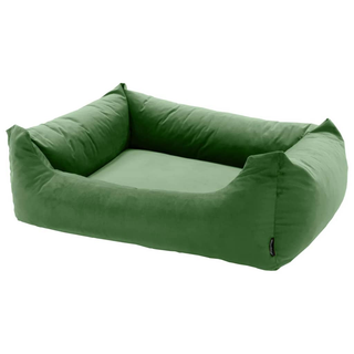 Madison Dog Bed Velvet 80x67x22 cm Green - Giant Lobelia