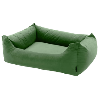 Madison Dog Bed Velvet 120x95x28 cm Green - Giant Lobelia