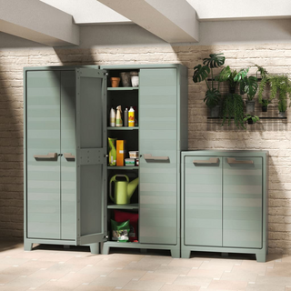 Keter Multi-purpose Outdoor Storage Cabinet Planet Jade Grey - Giant Lobelia