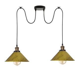 Industrial |Retro Ceiling 2 Light Pendant Light E27 ~5330