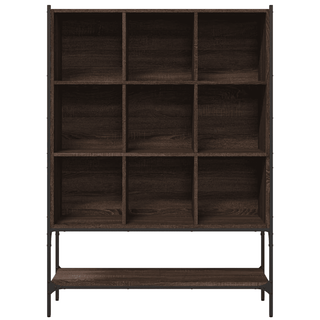 Bookcase Brown Oak 102x30x141.5 cm | Sturdy Construction, Space-Saving Design | Free Shipping - Giant Lobelia