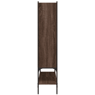 Bookcase Brown Oak 102x30x141.5 cm | Sturdy Construction, Space-Saving Design | Free Shipping - Giant Lobelia