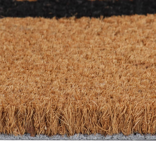 Door Mat Natural 45x75 cm Tufted Coir - Giant Lobelia