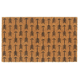 Door Mat Natural 45x75 cm Tufted Coir - Giant Lobelia