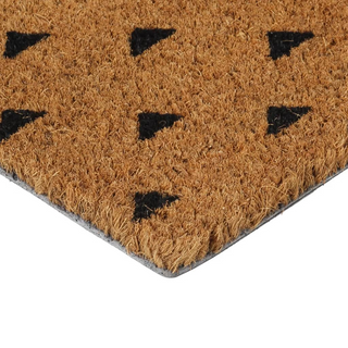 Door Mat Natural 45x75 cm Tufted Coir - Giant Lobelia