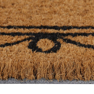 Door Mat Natural 45x75 cm Tufted Coir - Giant Lobelia