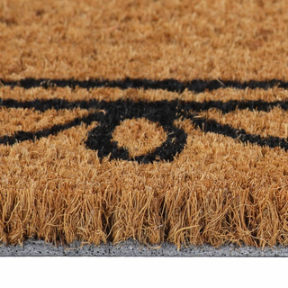 Door Mat Natural 40x60 cm Tufted Coir - Giant Lobelia