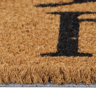 Door Mat Natural 40x60 cm Tufted Coir - Giant Lobelia