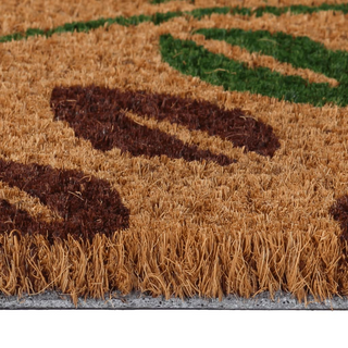 Door Mat Natural 40x60 cm Tufted Coir - Giant Lobelia