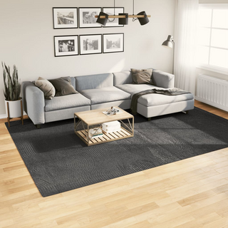 Rug IZA Short Pile Scandinavian Look Anthracite 240x340 cm - Giant Lobelia