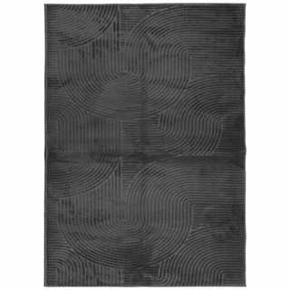 Rug IZA Short Pile Scandinavian Look Anthracite 240x340 cm - Giant Lobelia