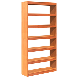 Book Cabinet/Room Divider 100x30x199.5 cm Solid Wood Pine - Giant Lobelia