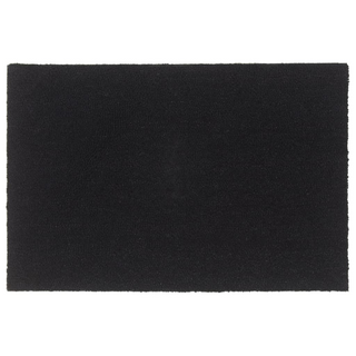 Door Mat Black 60x90 cm Tufted Coir - Giant Lobelia