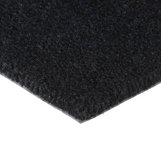 Door Mat Black 60x90 cm Tufted Coir - Giant Lobelia