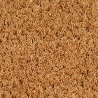 Door Mat Natural 65x100 cm Tufted Coir - Giant Lobelia