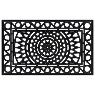 Door Mat Rectangular 45x75 cm Rubber - Giant Lobelia