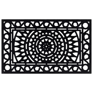 Door Mat Rectangular 45x75 cm Rubber - Giant Lobelia