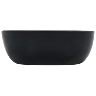 Wash Basin 42.5x42.5x14.5 cm Ceramic Black - Giant Lobelia