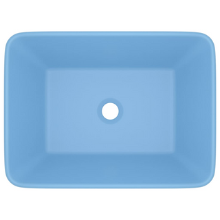 vidaXL Luxury Wash Basin Matt Light Blue 41x30x12 cm Ceramic - Giant Lobelia