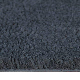 Door Mat Dark Grey 40x60 cm Tufted Coir - Giant Lobelia