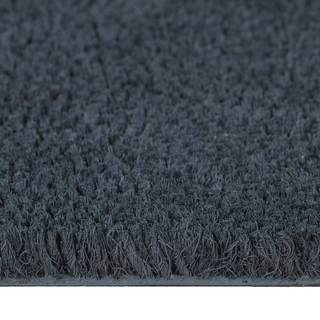 Door Mat Dark Grey 90x150 cm Tufted Coir - Giant Lobelia