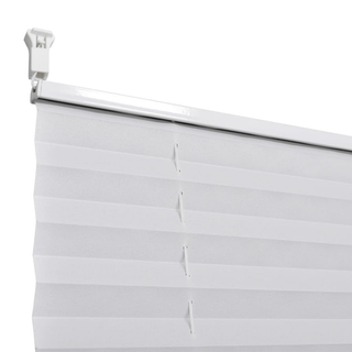 Plisse Blind 110x200cm White Pleated Blind - Giant Lobelia