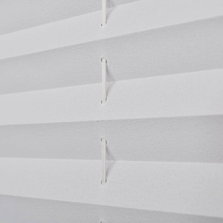 Plisse Blind 110x200cm White Pleated Blind - Giant Lobelia