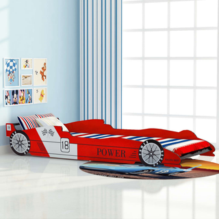 Children's Race Car Bed 90x200 cm Red - Giant Lobelia