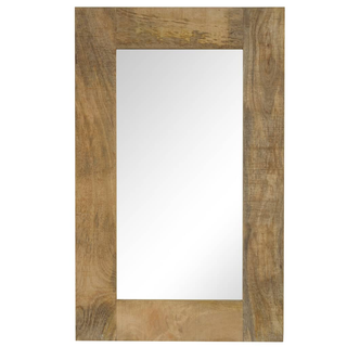 vidaXL Mirror Solid Mango Wood 50x80 cm - Giant Lobelia