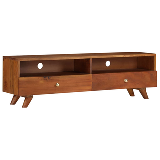 TV Cabinet Solid Reclaimed Wood - Retro Style, Durable, Handmade - Giant Lobelia