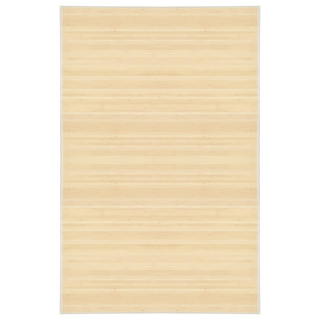 vidaXL Rug Bamboo 100x160 cm Natural - Giant Lobelia