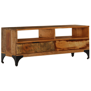 vidaXL TV Cabinet - Solid Reclaimed Wood, Vintage Style - Antique-Style Charm with Ample Storage Space - Giant Lobelia