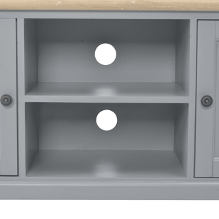 vidaXL TV Cabinet Grey - Modern Design with Ample Storage Space - Giant Lobelia