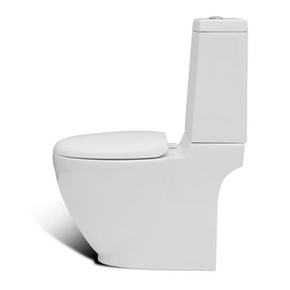 Stand Toilet & Bidet Set White Ceramic - Giant Lobelia