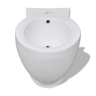 Stand Toilet & Bidet Set White Ceramic - Giant Lobelia