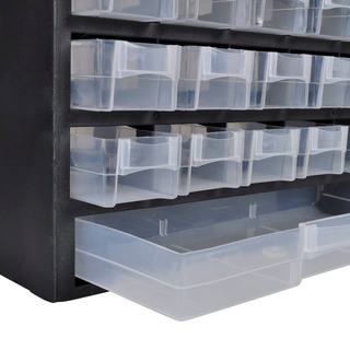 41-Drawer Storage Cabinet Tool Box 2 pcs Plastic - Giant Lobelia