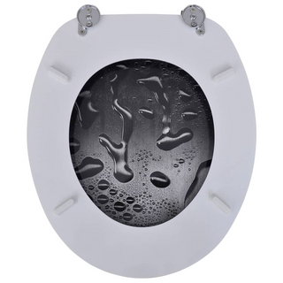 Toilet Seats with Lids 2 pcs MDF Water - Giant Lobelia