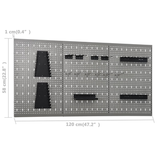 Workbench with Three Wall Panels - Giant Lobelia