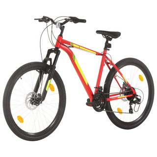 vidaXL Mountain Bike 21 Speed 27.5 inch Wheel 42 cm Red - Giant Lobelia