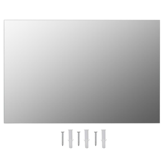 vidaXL Wall Mirror with LED Lights Rectangular Glass - Giant Lobelia