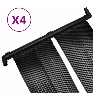 vidaXL Solar Pool Heater Panel 4 pcs 80x620 cm - Giant Lobelia