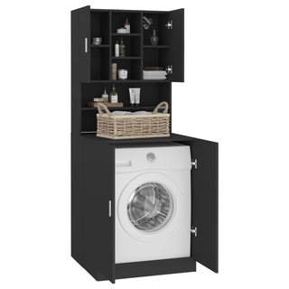 Washing Machine Cabinet Black - Giant Lobelia