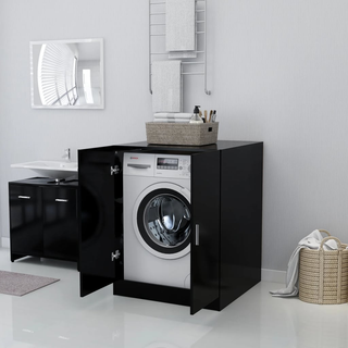 Washing Machine Cabinet Black - Giant Lobelia