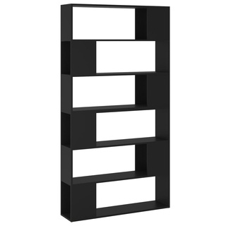 Book Cabinet Room Divider Black 100x24x188 cm - Giant Lobelia