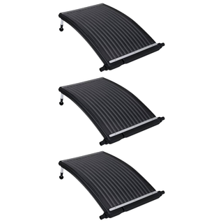 vidaXL Curved Pool Solar Heating Panels 3 pcs 110x65 cm - Giant Lobelia