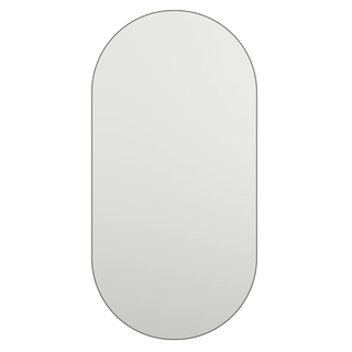 vidaXL Mirror with LED Lights 80x40 cm Glass Oval - Giant Lobelia